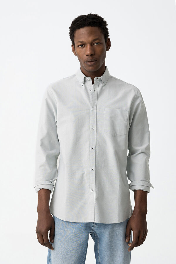 Tiffosi Camisa slim fit verde