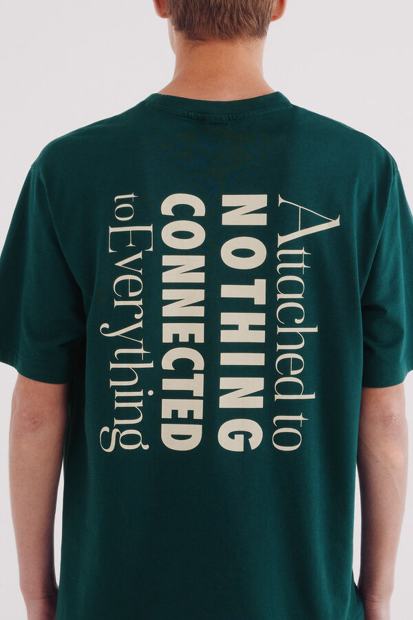 Springfield Camiseta conectada verde