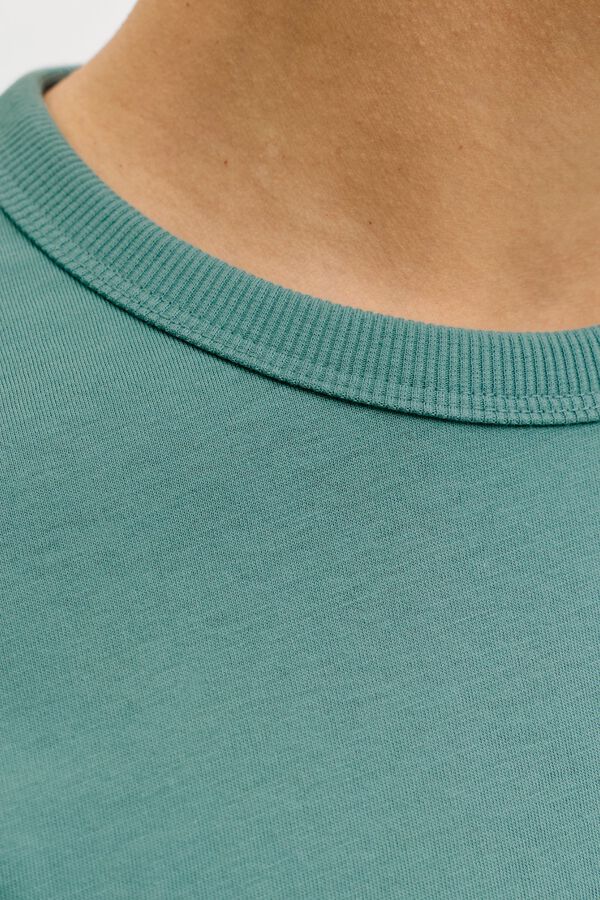 Jack & Jones PLUS Camiseta b&aacute;sica turquesa