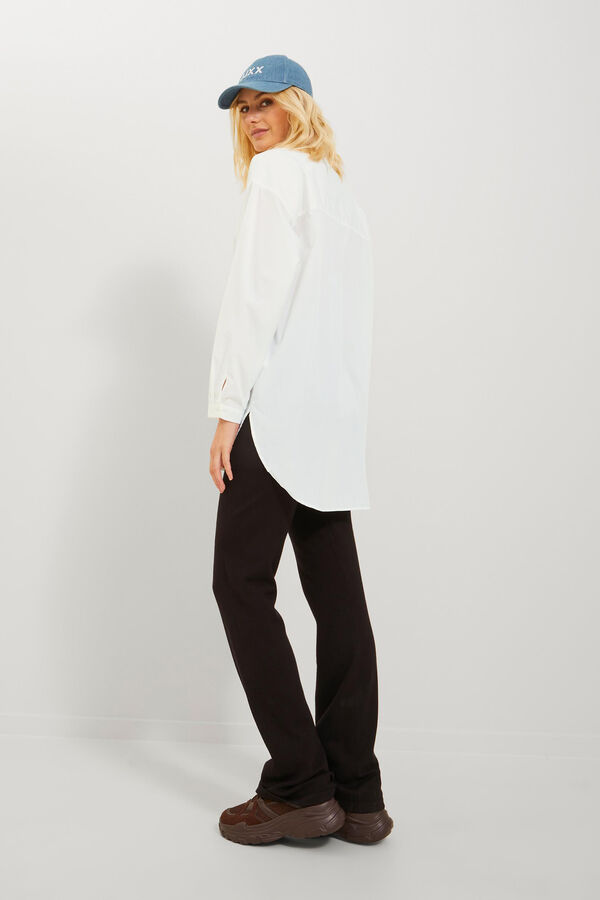 Jack & Jones Camisa manga comprida de popelina branco