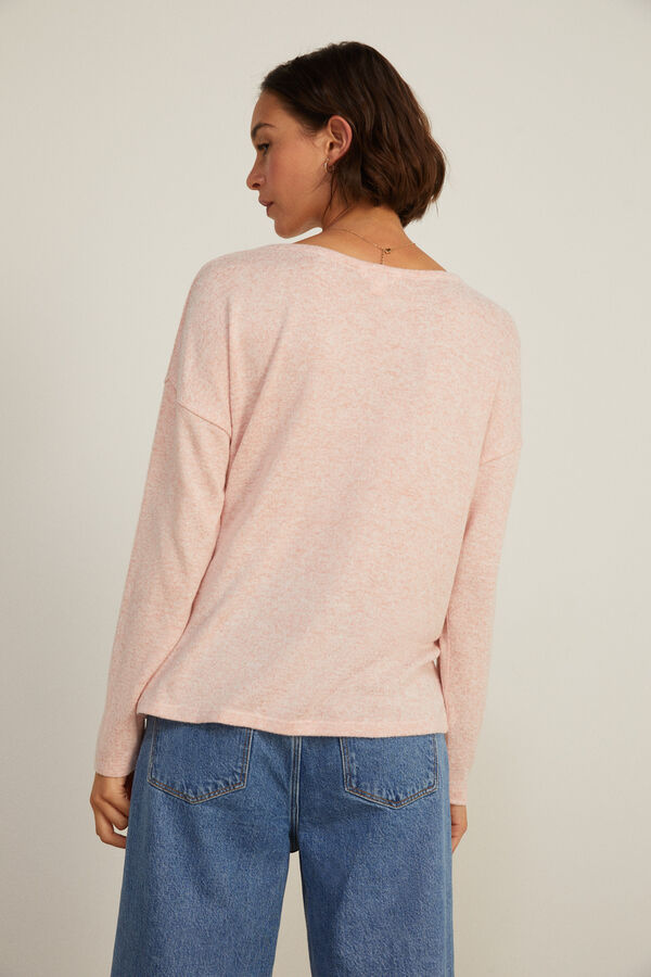 Springfield Camiseta Bolsillo Fantas&iacute;a rosa