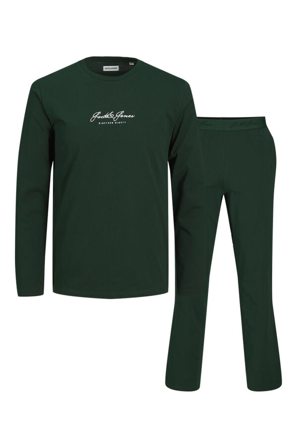 Jack & Jones Junior Set de pijama con logo turquesa