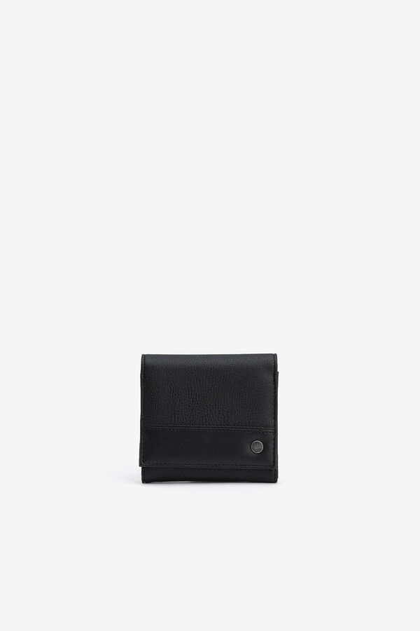 Tiffosi Monedero Mediano Liso negro