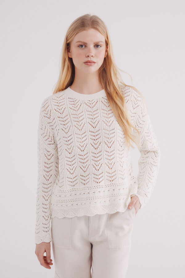 Springfield Jersey pointelle blanco