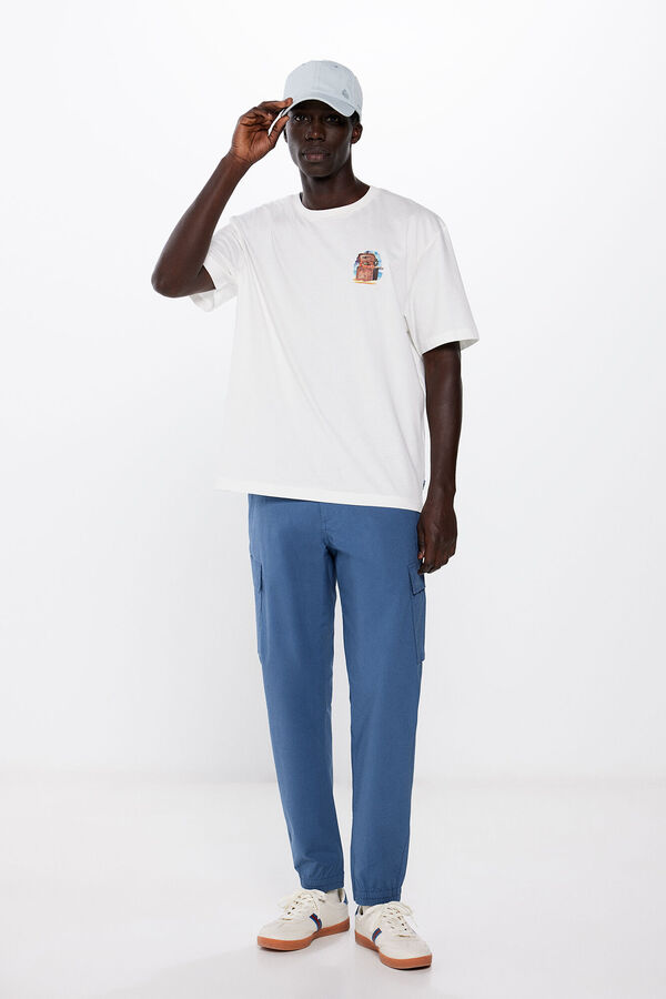 Springfield Pantal&oacute;n cargo ligero azul