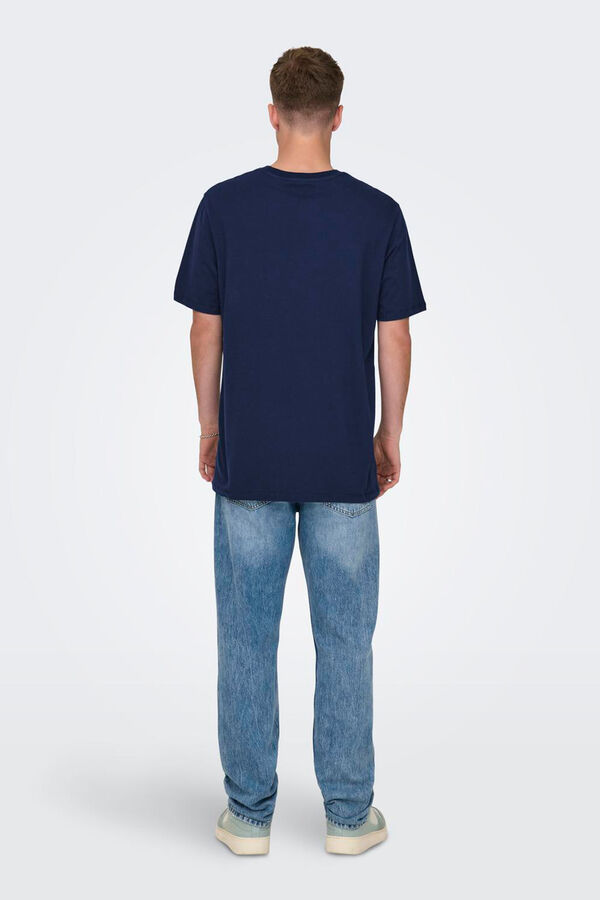 Only & Sons Camiseta manga corta Popeye azul
