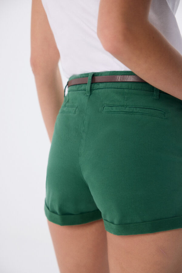 Springfield Shorts chino algodón kaki