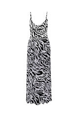 Only Vestido de al&ccedil;as comprido preto