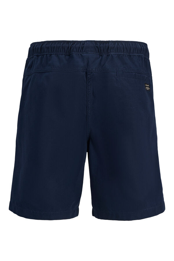 Jack & Jones Bermuda jogger de algod&oacute;n azul