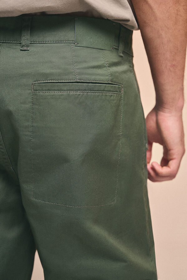 Springfield Pantal&oacute;n cargo confort slim fit estampado