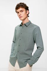 Springfield Camisa estructura verde