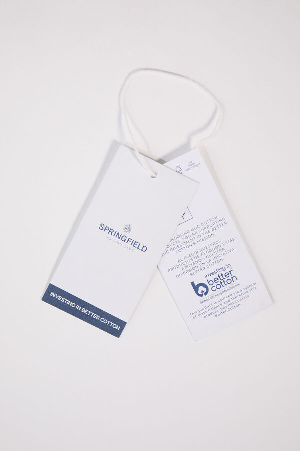 Springfield Camisa estructura naranja