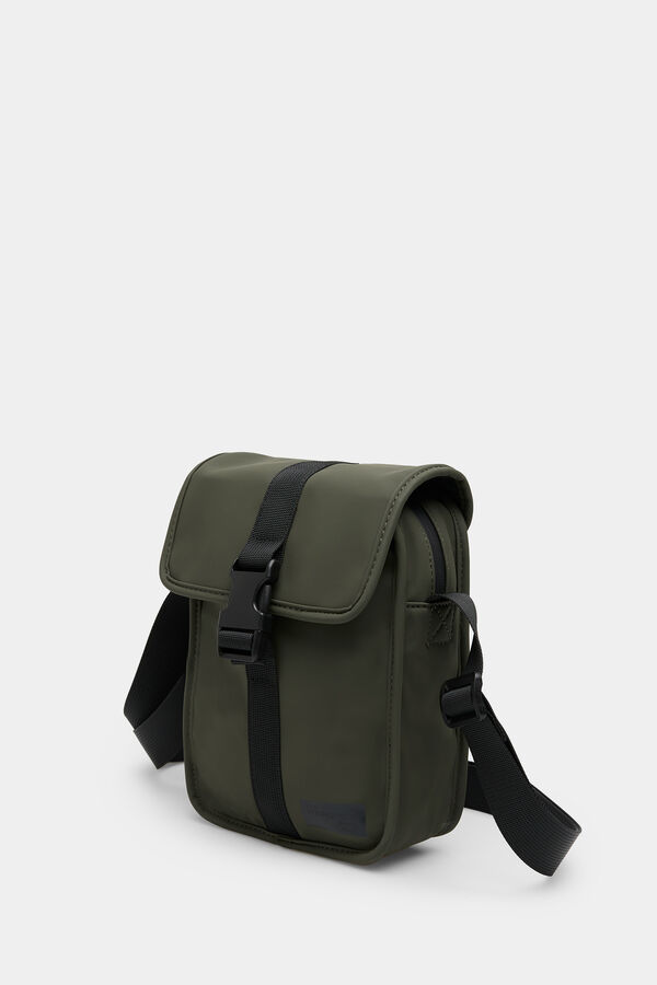Springfield Bolso peque&ntilde;o cruzado engomado verde