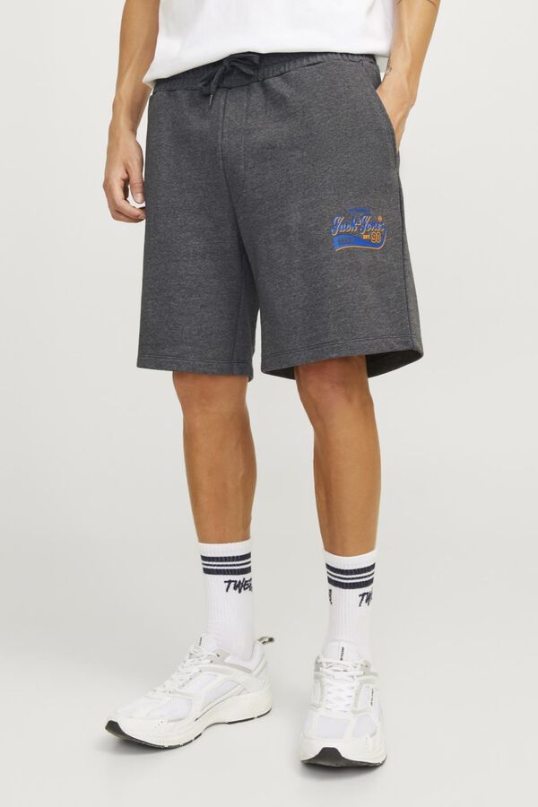 Jack & Jones Pantal&oacute;n corto jogger gris
