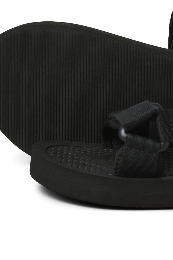 Jack & Jones Sandalias tiras suela ligera negro
