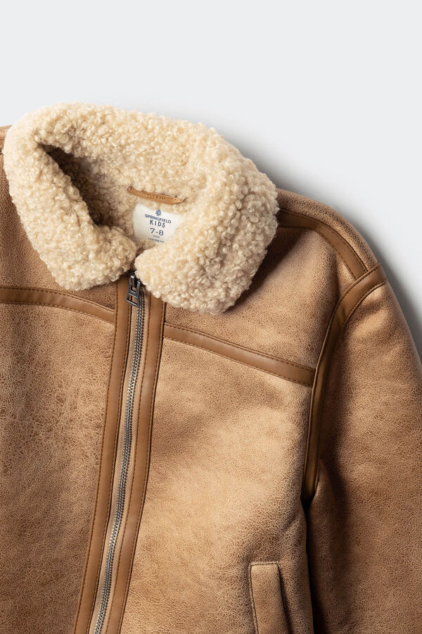 Springfield Kids Casaco aviador infantil cru