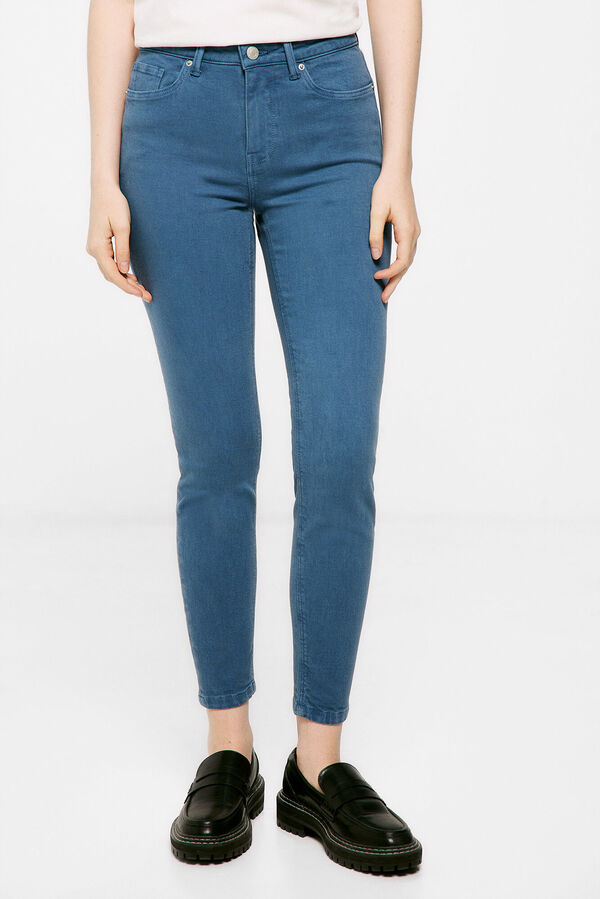 Springfield Jeans Color Slim Cropped estampado