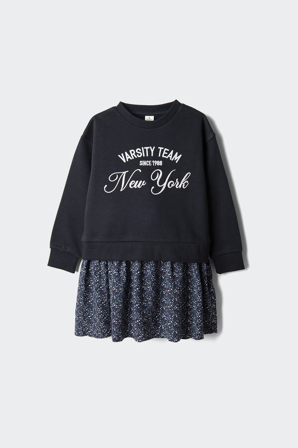 Springfield Kids Vestido combinado ni&ntilde;a azul