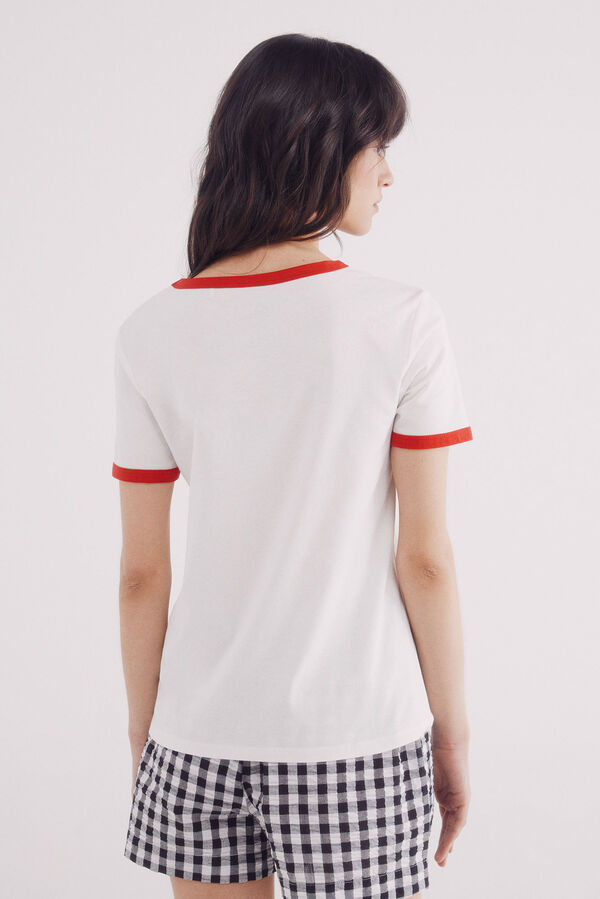 Springfield T-shirt "Mickey" branco