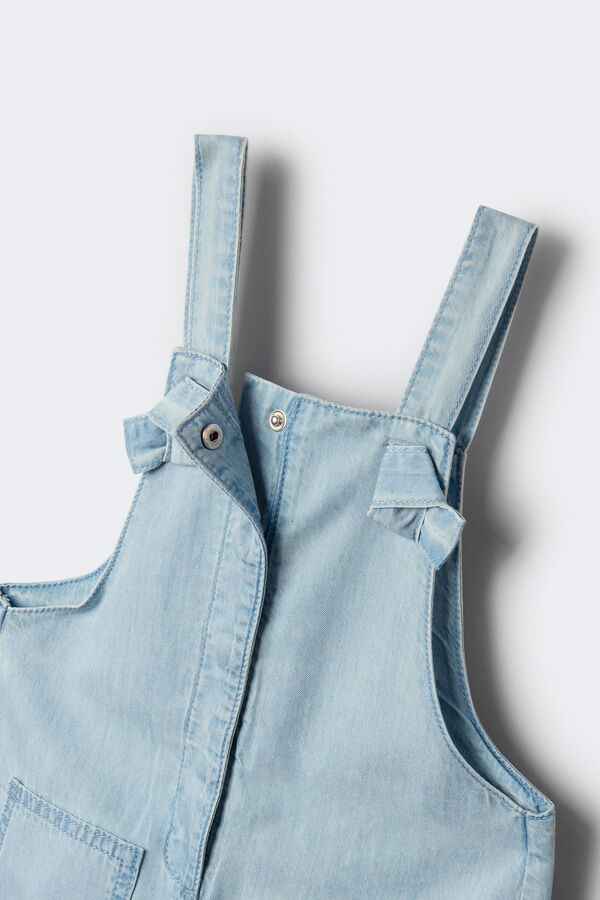 Springfield Kids Peto denim ligero niña azul