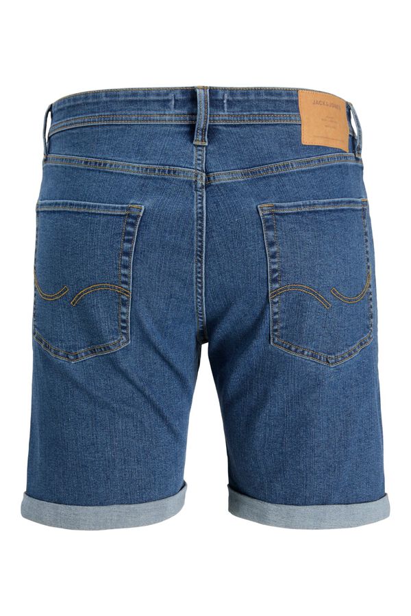 Jack & Jones PLUS Bermuda denim stretch azul