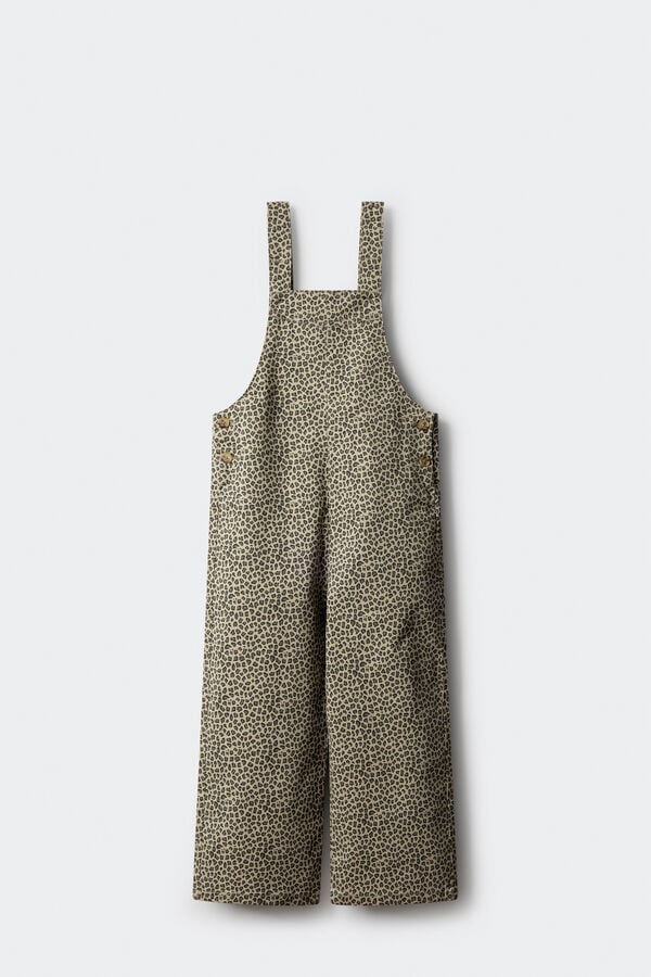 Springfield Kids Macac&atilde;o estampado para menina castanho