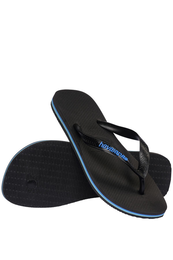 Havaianas Chanclas planas goma azul