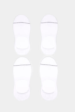 Springfield Pack 2 calcetines invisibles blanco