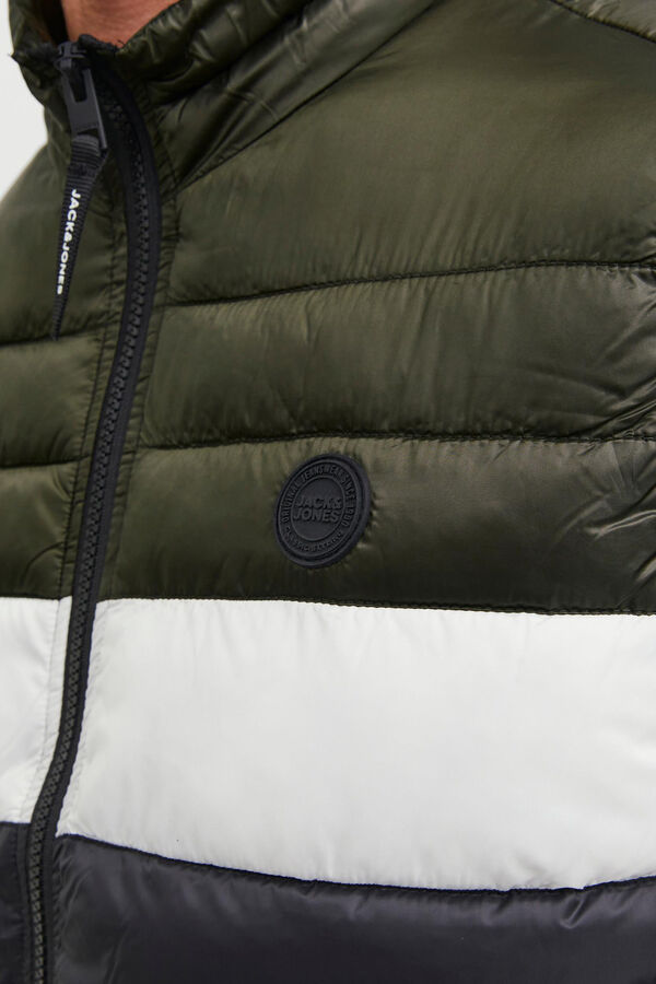 Jack & Jones Colete acolchoado verde