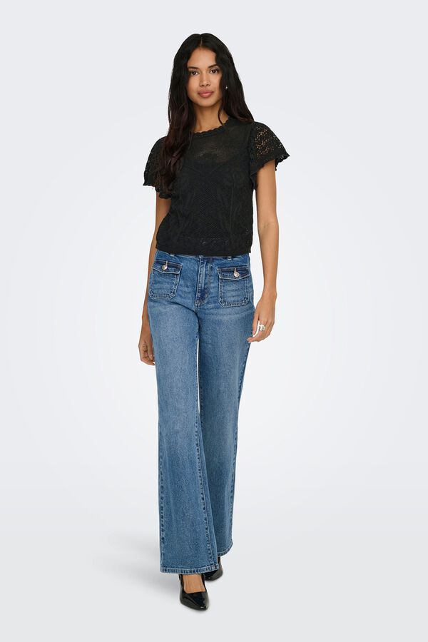 Only Top punto estructura negro