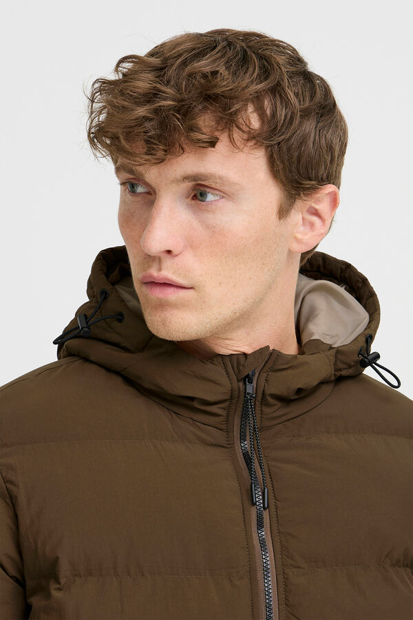 Blend Casaco acolchoada castanho