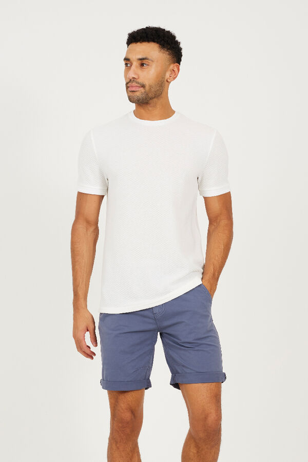 Brave Soul Short b&aacute;sico con cinco bolsillos azul