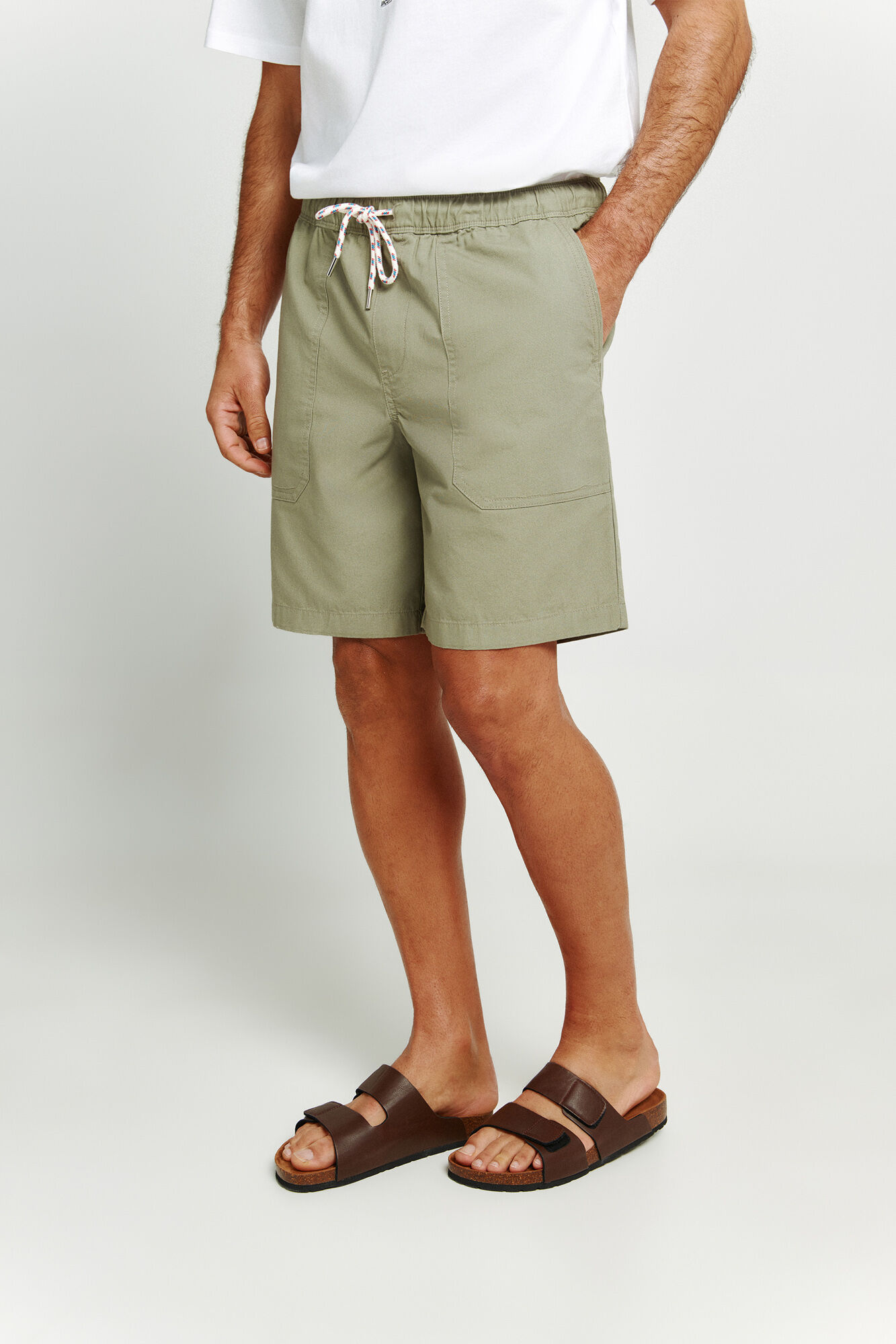 Jack & Jones Bermuda jogger de algod&oacute;n