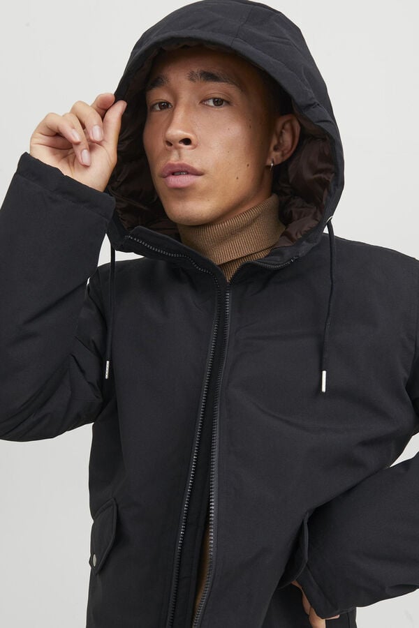 Jack & Jones Chaqueta acolchada cuello alto verde