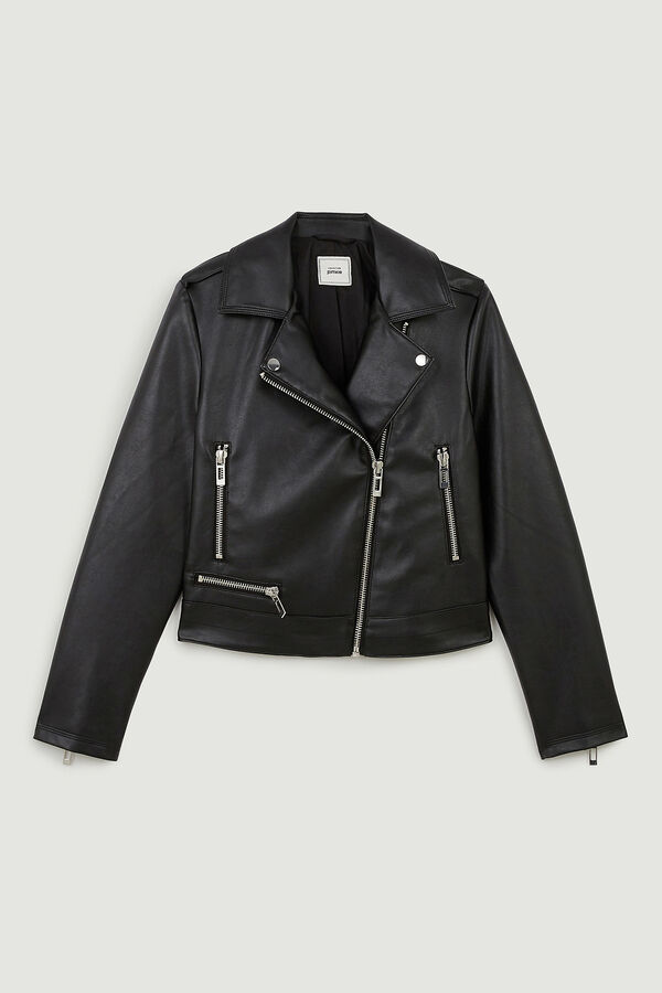 Pimkie Blus&atilde;o biker preto