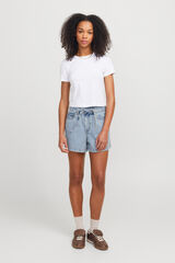 Jack & Jones Shorts jeans com la&ccedil;o azul