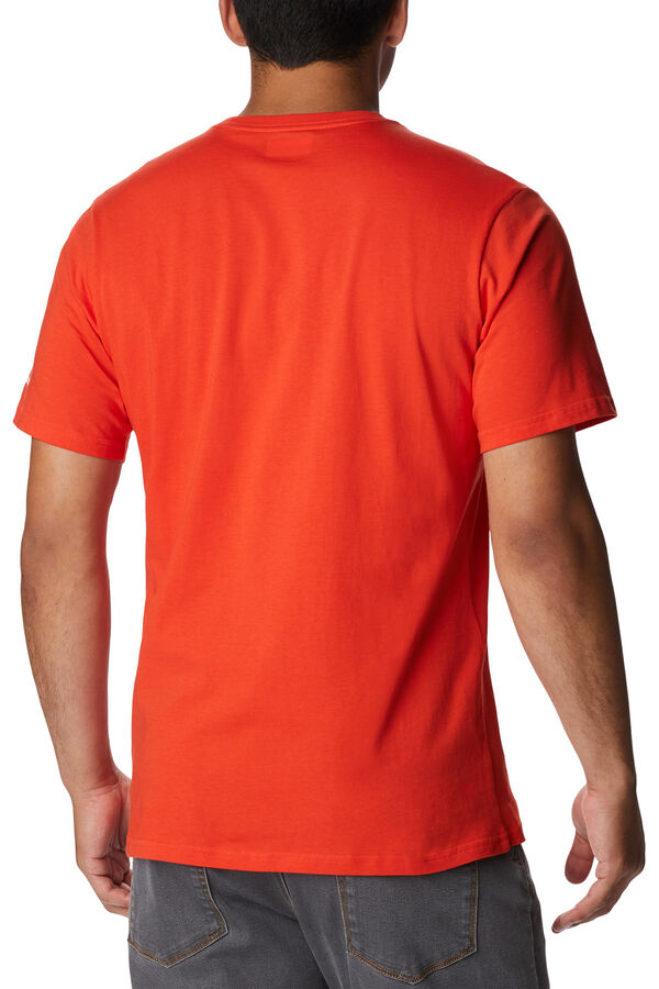 Springfield T-shirt estampada de manga curta Columbia Rockaway River™ para homem vermelho