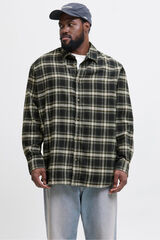 Jack & Jones PLUS Camisa regular fit cuadros PLUS negro