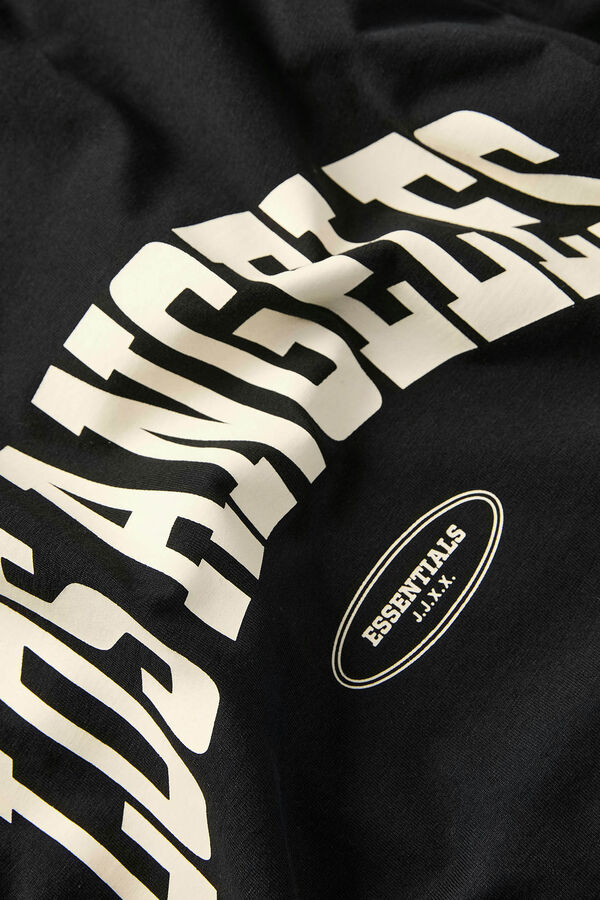 Jack & Jones Camiseta b&aacute;sica con estampa negro