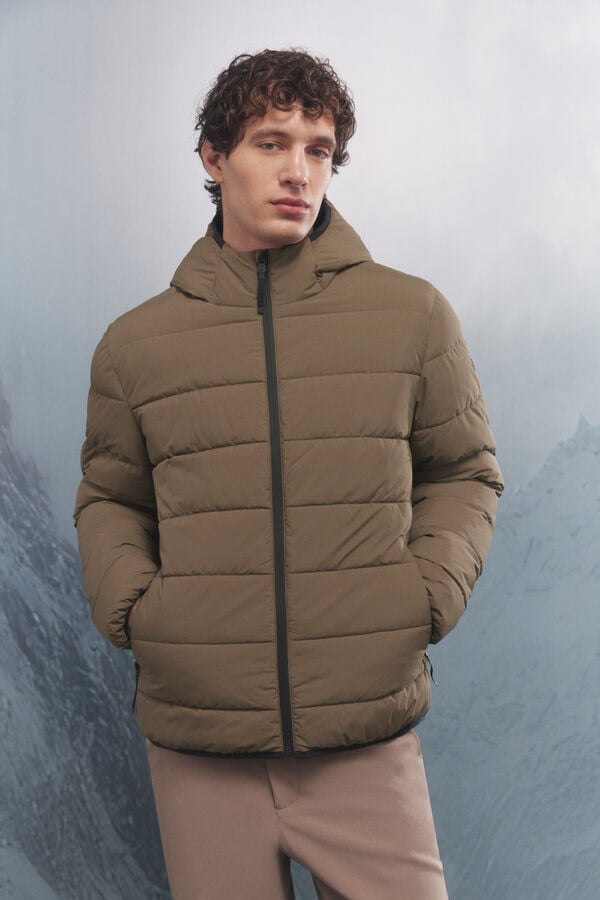 Springfield Chaqueta acolchada térmica nude