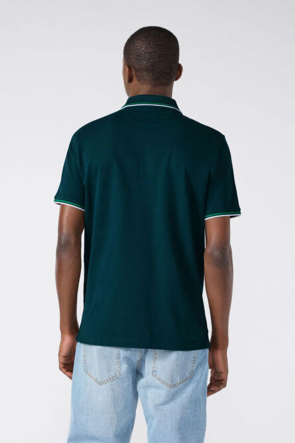 Champion Polo de algod&oacute;n pique hombre verde