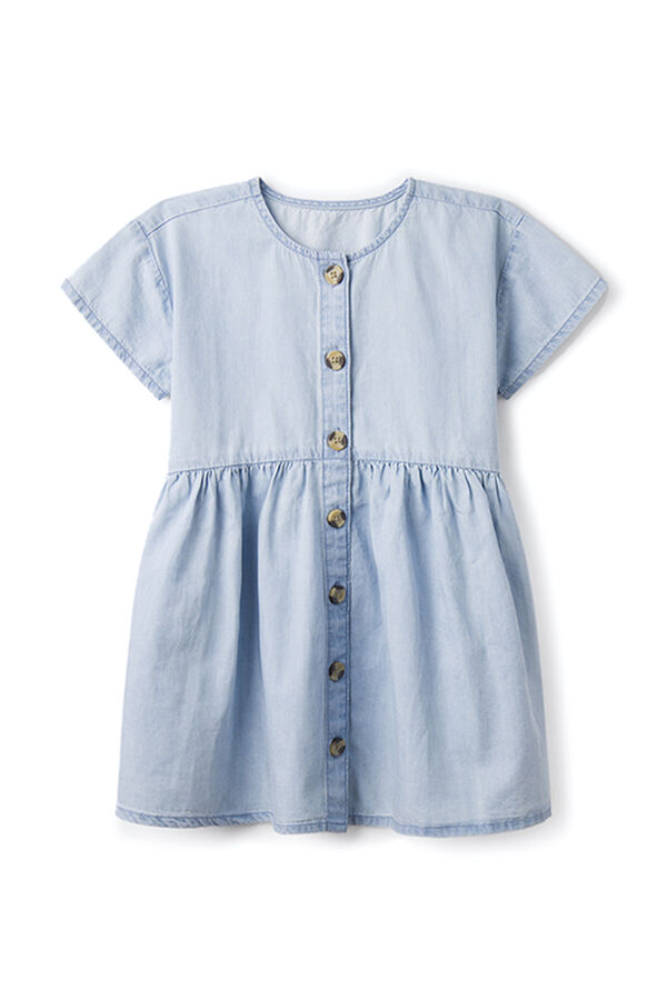 Springfield Kids Vestido denim ligero ni&ntilde;a azul
