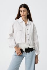 Tiffosi Chaqueta Cropped blanco