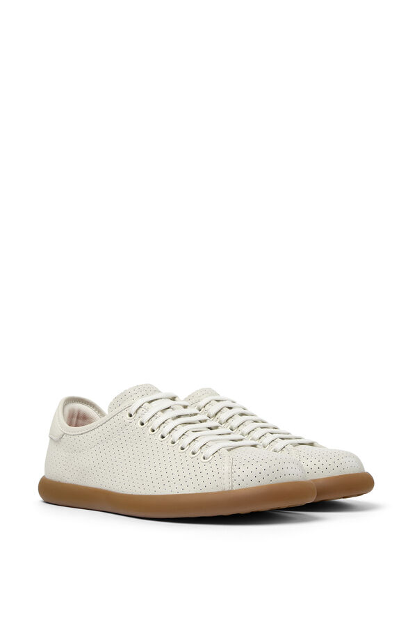 Camper Zapatillas De Nobuk Beige blanco