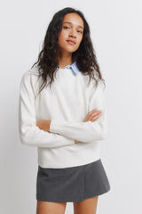 Springfield Camisola gola de malha bege