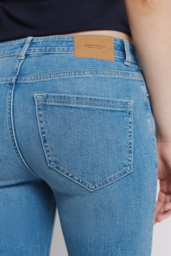 Springfield Cal&ccedil;as jeans flare azul