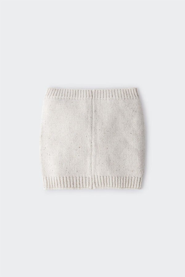 Springfield Kids Cachecol malha jaspeada menina branco