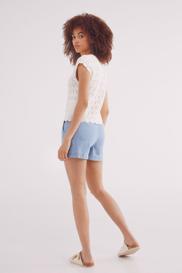 Springfield Bermuda vaquera azul