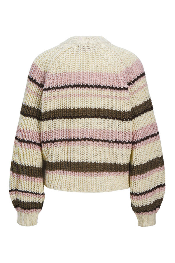 Jack & Jones Camisola riscas multicolorido bege