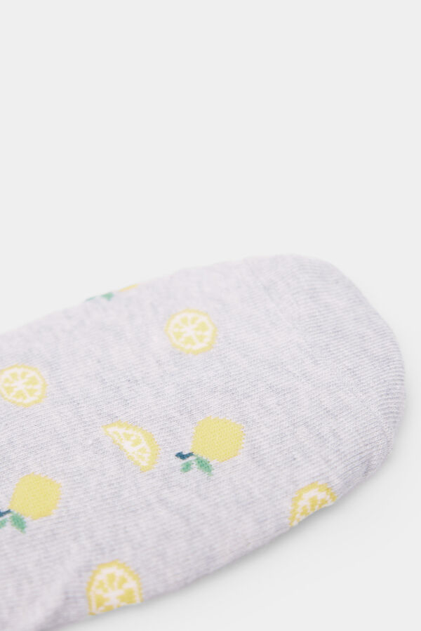 Springfield Meia invis&iacute;vel lim&atilde;o cinzento